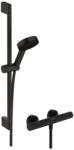 Hansgrohe Pulsify Select S - Set de duș cu termostat, 3 jeturi, EcoSmart, negru mat 24262670 (24262670)