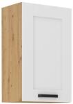TEMPO KONDELA Felső szekrény, fehér/artisan tölgy, LULA 45 G-72 1F
