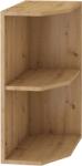 TEMPO KONDELA Alsó nyitott szekrény, artisan tölgy, MONRO 30 D ZAK BB