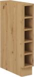 TEMPO KONDELA Alsó nyitott szekrény, artisan tölgy, MONRO 15 D OTW BB - sprintbutor