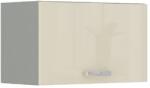 TEMPO KONDELA felsőszekrény, bézs magas fényezéssel, PRADO 60 OK-40 - sprintbutor