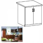 TEMPO KONDELA Alsószekrény D80, dió Milano, SICILIA - sprintbutor