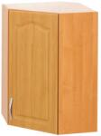 TEMPO KONDELA Sarok konyhaszekrény, felső, jobbos, éger, LORA MDF NEW KLASIK W60 / 60 - sprintbutor