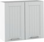 TEMPO KONDELA Felső szekrény, világosszürke/fehér, JULIA TYP 11 - sprintbutor