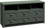 TEMPO KONDELA Komód, zöld, PROVANCE K6S - sprintbutor