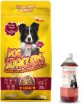 Biofeed Kutyatáp Dog Snackers csirkével (közepes és nagytestű fajták) 10kg + LAB V lazacolaj kutyáknak és macskáknak 1000ml