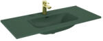 AREZZO design Skappa beépíthető kerámia mosdó 100 cm csaplyukkal, matt zöld AR-146068 (AR-146068)