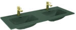 AREZZO design Skappa dupla medencés kerámia mosdó 120 cm, matt zöld AR-146073 (AR-146073)