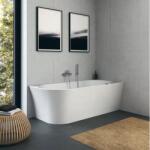 Duravit Cada de baie freestanding, 150x75 cm, montaj dreapta, acryl alb, Duravit DuraSenja 700577000000000 700577000000000 (700577000000000)