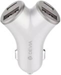 DEVIA 2x USB-A + 2x USB-C Fast Charger PD QC3.0 48W Argintiu (DVIASM48WA) - pcone
