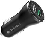 GoGEN CHQ 27, 2x USB, 2.4A cu functie de incarcare rapida QC 3.0, 18W, negru (GOGCHQ27B) - pcone