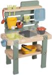 Smoby Konyha kis kertészeknek Mud Kitchen Life Smoby játék fűvel virágokkal és homokkal 11 kiegészítővel szerszámokkal és víztárolóval 3 évtől (SM840208)