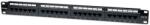 Manhattan Patch panel - CAT5e UTP patch panel, 24 portos, 1U, Fekete (513555) - pixel