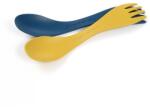 Light My Fire Spork mic 2pcs lingură multifuncțională, albastru / roz Tacam