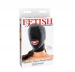 Pipedream Fetish Fantasy Series Spandex nyitott szájú kapucni fekete (603912255430)