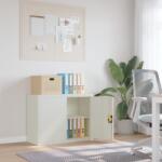 vidaXL világosszürke acél irattartó szekrény 90 x 40 x 70 cm (339721)