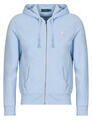 Ralph Lauren Pulóverek SWEATSHIRT ZIPPE EN MOLLETON TERRY Kék EU M