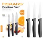 Fiskars 3 Darabos Hámozó Konyhai Kés Készlet Dobozban (1057563)