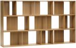 Kave Home Kilenc tölgyfa moduláris polc készlet Kave Home Litto (LF-M1400011MM40)