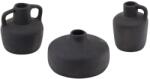 Kave Home Három fekete vázából álló készlet Kave Home Sofra 6/8/8 cm (LF-D1300236KK01)