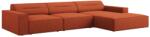 Windsor & Co Terrakotta piros kárpitozott sarokkanapé Windsor & Co Lupus 284 cm, jobb (WIN_RC_140_F1_LUPUS3)