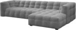 Windsor & Co Szürke bársony ötszemélyes sarokkanapé Windsor & Co Vesta 320 cm, jobb (WIN_RC_58_F1_VESTA9)