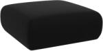 Windsor & Co Fekete bársony lábzsámoly Windsor & Co Lola 100 x 100 cm (WIN_POUF_L_184_F1_LOLA7)
