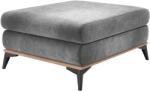 Windsor & Co Szürke bársony lábzsámoly Windsor & Co Astre 106 x 78 cm (WIN_POUF_46_F1_ASTRE2)