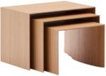 Kave Home Három tölgyfa asztalkészlet Kave Home Litto (LF-T00002MO87)