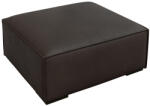 Windsor & Co Grafitszürke bőr zsámoly Windsor & Co Madame 100 x 100 cm (WIN_POUF_71_F1_MADAME2)