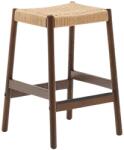 Kave Home Diófa zsámoly Kave Home Yalia zsinórral 66 cm (LF-C0600075CP46)