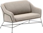 Kave Home Bézs kárpitozott kétüléses kanapé Kave Home Brida 128 cm (LF-S521AU12)