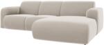 Windsor & Co Bézs bársony sarokkanapé Windsor & Co Lola 250 cm, jobb (WIN_RC_184_F1_LOLA1)