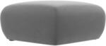 Windsor & Co Világosszürke bársony lábzsámoly Windsor & Co Lola 75 x 75 cm (WIN_POUF_M_184_F1_LOLA5)
