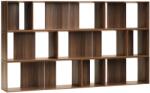 Kave Home Kilenc diófa moduláris polc készlet Kave Home Litto (LF-M1400011MM41)
