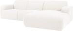 Windsor & Co Fehér bouclé sarokkanapé Windsor & Co Lola 250 cm, jobb (WIN_RC_101_F1_LOLA1)