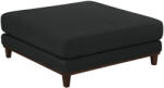 Windsor & Co Fekete kordbársony lábzsámoly Windsor & Co Leon 108 x 108 cm (WIN_POUF_100_F1_LEON8)