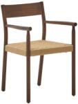 Kave Home Diófa étkezőszék Kave Home Yalia zsinórral (LF-C0100123CP46)