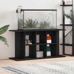 vidaXL fekete tölgy szerelt fa akváriumi állvány 120x40x60 cm (862151)