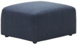 Kave Home Sötétkék szövet lábzsámoly Kave Home Neom 75 x 65 cm (LF-S826PUFFAU25)