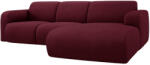 Windsor & Co Bordó piros kárpitozott sarokkanapé Windsor & Co Lola 250 cm, jobb (WIN_RC_143_F1_LOLA3)