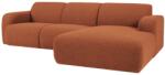 Windsor & Co Barna bouclé sarokkanapé Windsor & Co Lola 250 cm, jobb (WIN_RC_101_F1_LOLA4)