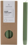 Original Home Lumanare pentru cina, 2410E22174, Original Home, 20 x 2.2 cm, Ceara, Verde heather (EVE06-12632362)