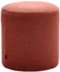Kave Home Terrakotta vörös bouclé Kave Home Kaeli puff, 43 cm (LF-S84080HI59)