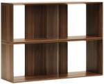 Kave Home Két diófa moduláris polc készlet Kave Home Litto (LF-M1400007MM41)