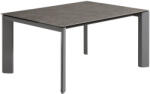 Kave Home Szürke kerámia bővíthető étkezőasztal Kave Home Axis VI. 160/220 x 90 cm (LF-CC0186VC)