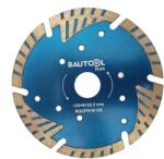 BAUTOOL RQCP014/115 Disc diamantat turbo, pentru beton, piatra, granit 115/8 mm (RQCP014/115) Disc de taiere