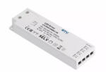 GTV Tápegység LED 12V, 20W, IP20, 4 mini AMP csatlakozóval, 1, 5fm kábellel, villásdugóval (LD-ZAS20WEC-30)