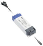 Triomax Tápegység LED 12V, 24W, IP20, 2 mini AMP csatlakozóval, 2fm kábellel, villásdugóval (LD-ZZAS24PROKD6)