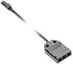 GTV Kábel Mini AMP elosztó 3-as, LED csatlakozó, fekete (LZ-AKZ312-10N)